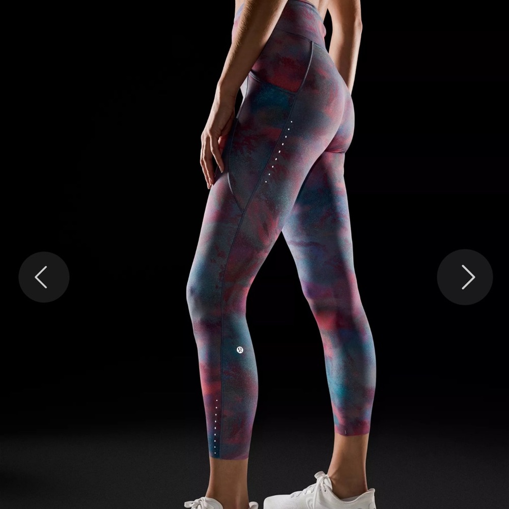 lululemon athletica fast and free cotton candy Leggings